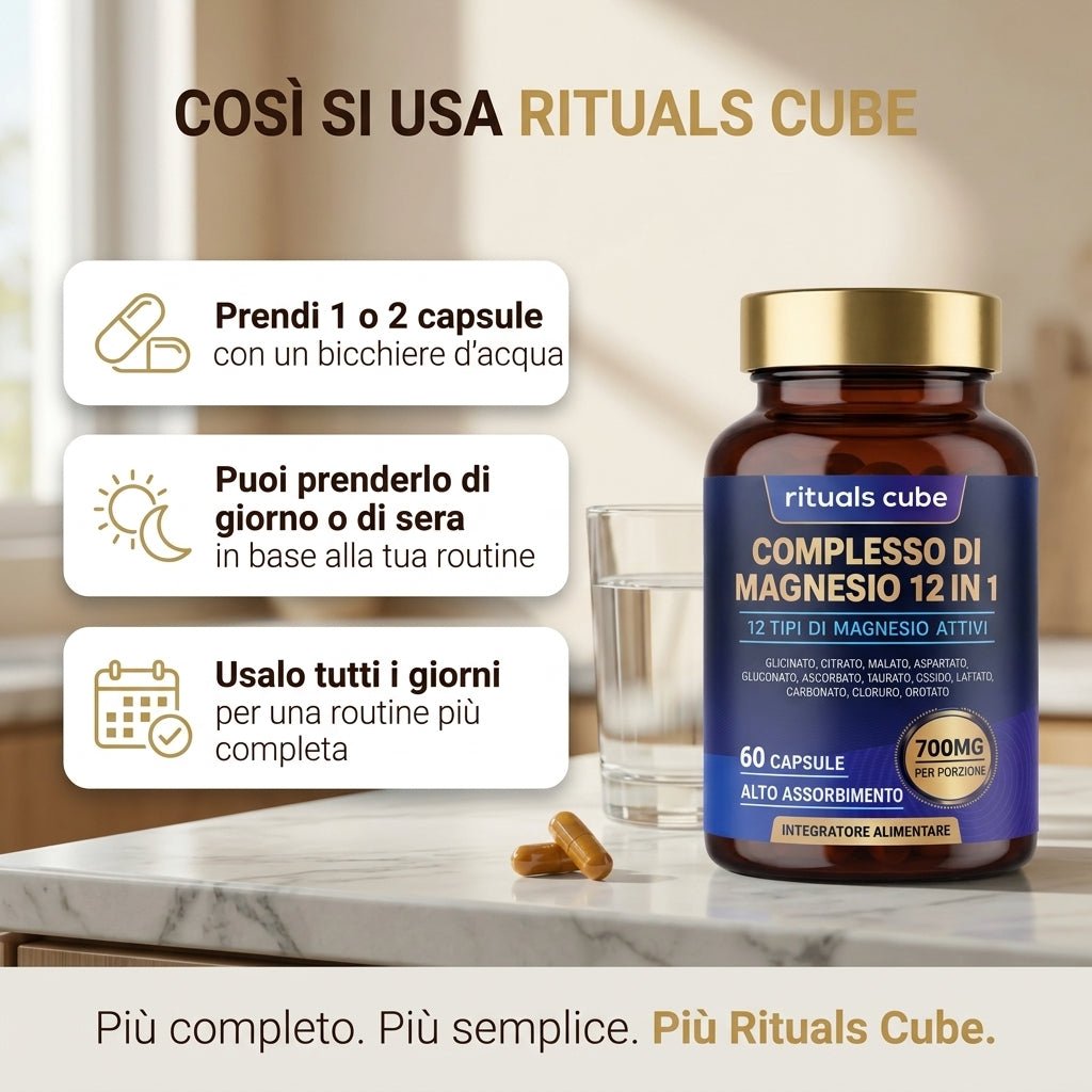 Complesso di Magnesio 12 in 1 - rituals cube