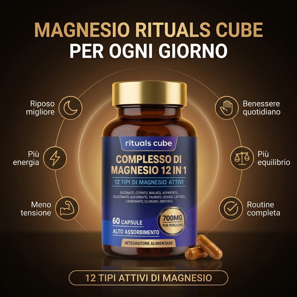 Complesso di Magnesio 12 in 1 - rituals cube