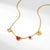 Collana con Iniziale a Forma di Cuore — Placcata Oro 18K - Riveous